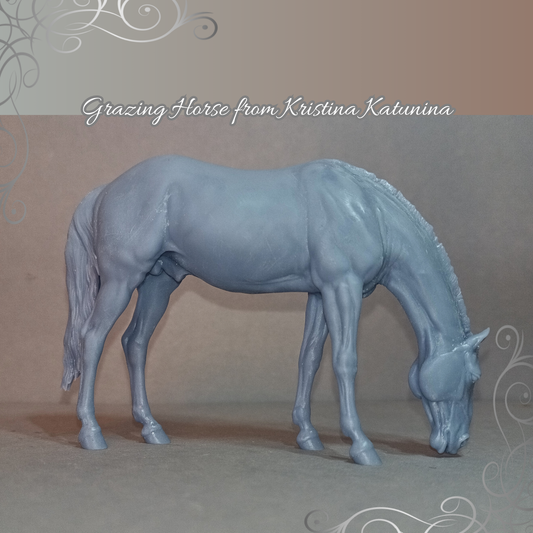 Grasendes Pferd von Kristina Katunina als 3D Druck