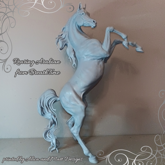 Rearing Arabian by BreathTime as 3D print
