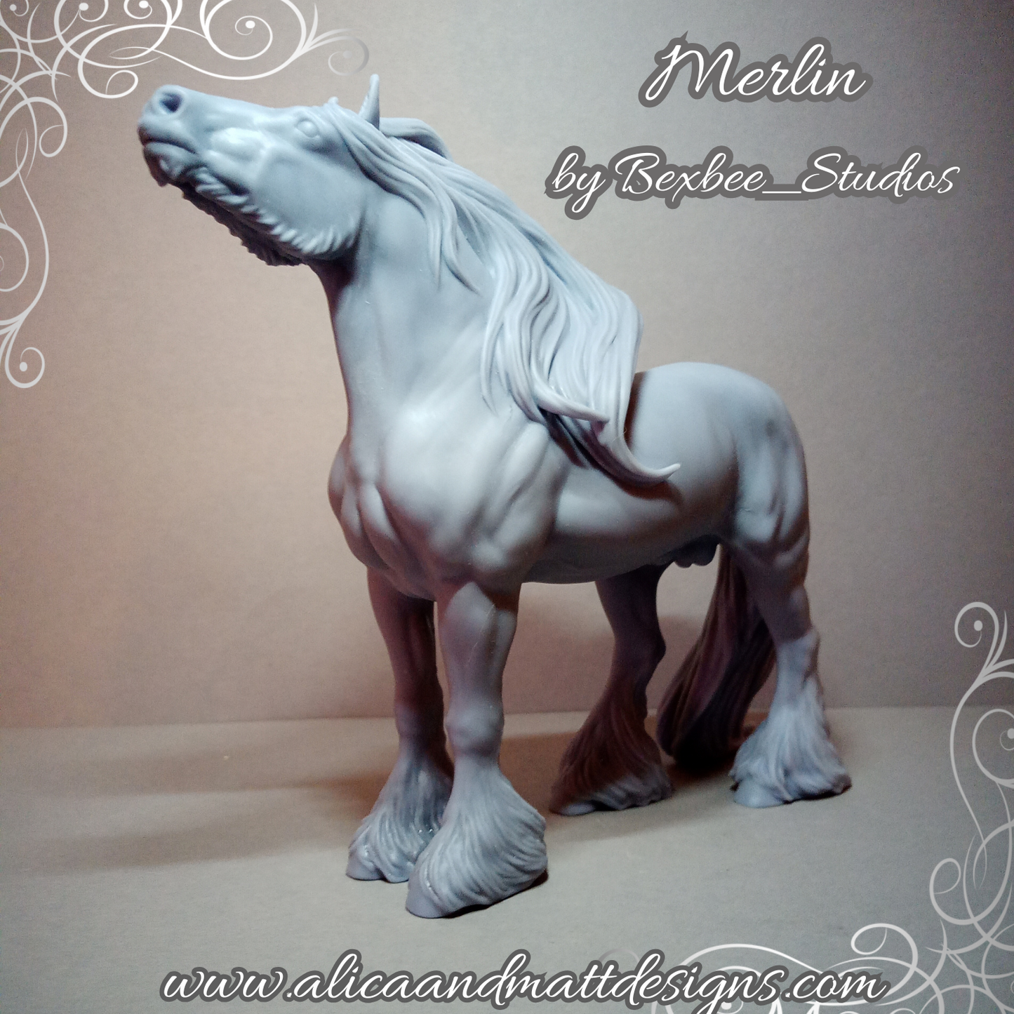 Kaltbluthengst Merlin von Bexbee Studios