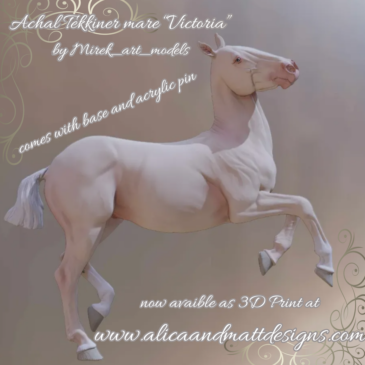 Achal Tekkiner Stute "Victoria" von Mirek_Art_models / Exklusiv nur bei uns erhältlich