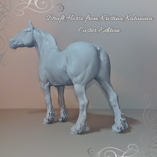 Draft Horse without mane and tail (Custer Version) by Kristina Katunina as 3D print