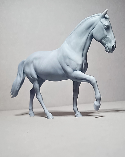 Laufendes Pferd mit Kurzhaarmähne Version 2 von Kristina Katunina als 3D Druck