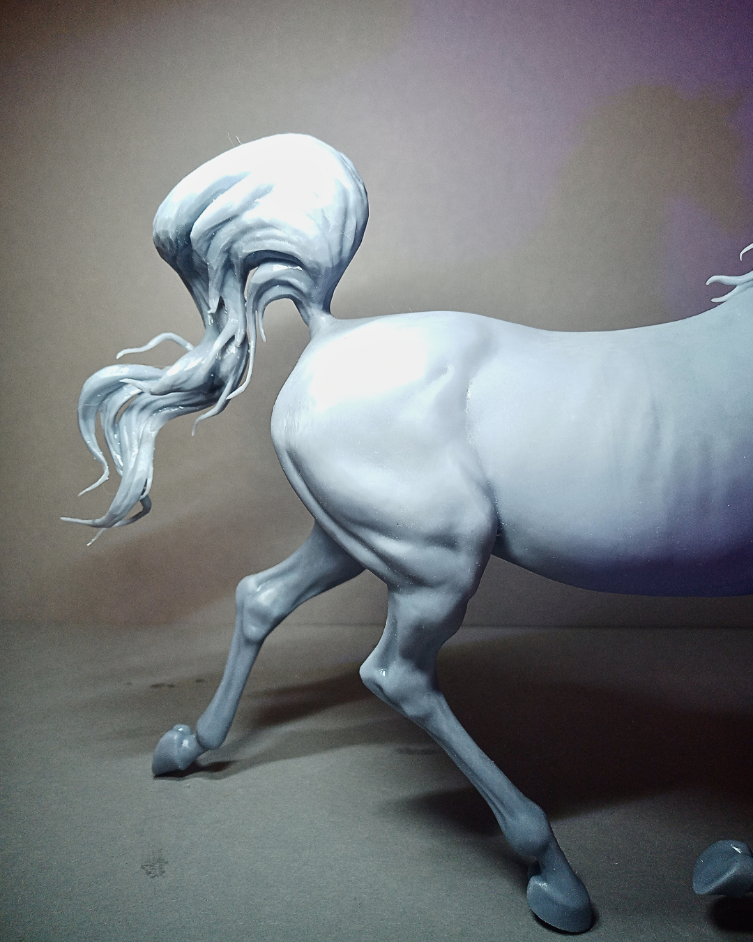 Arabian horse with flowing mane and tail by BreathTime as 3D print