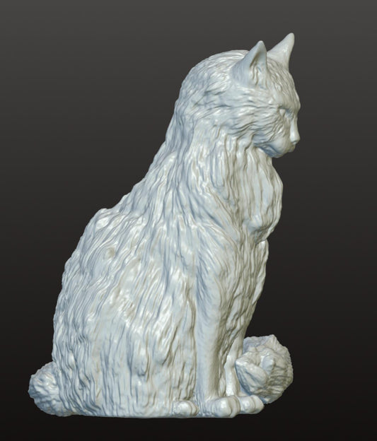 Waldkatze "Marv" von Foxys_Repaint als 3D Druck