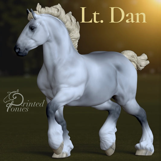 Étalon de trait "Dan" de Printed Ponies en impression 3D