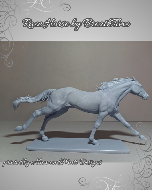 Racing stallion "Thunder" by BreathTime as 3D print