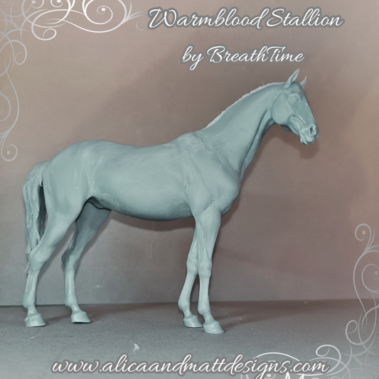 Warmblood stallion in T-Pose No. 2 by BreathTime as 3D print