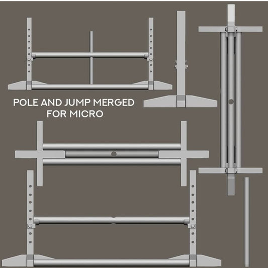 Freddy mit Sprung und transparenter Stange von Bexbee Studios