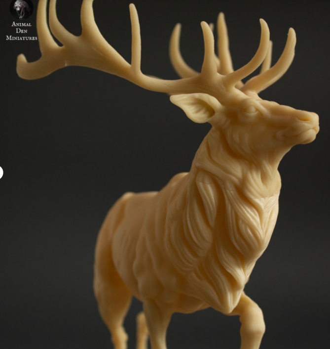 Rothirsch von animal den miniatures als 3D Druck
