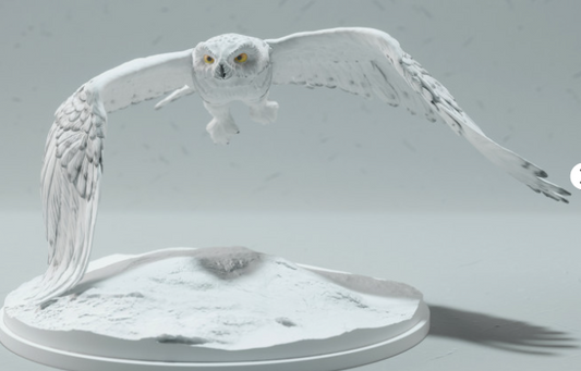 Schneeeule von Animal den miniatures