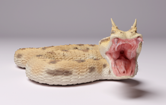 Attackierende Sahara Viper von Animal den Miniatures