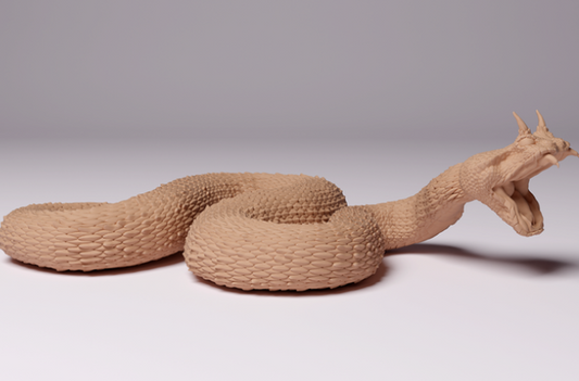 Attackierende Sahara Viper von Animal den Miniatures