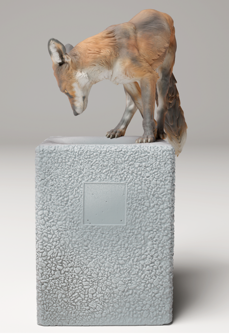 Red Fox by Animal den miniatures