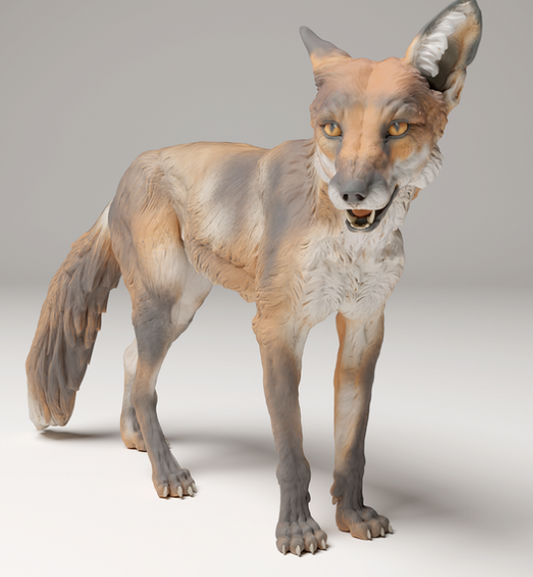 Red fox from Animal den miniatures
