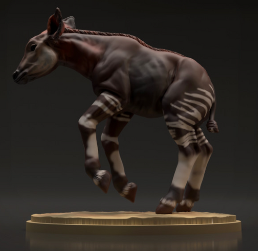 Okapi calf from Animal den miniatures