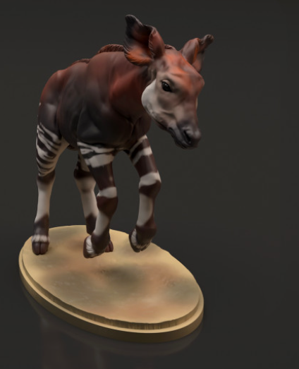 Okapi Kalb von Animal den miniatures