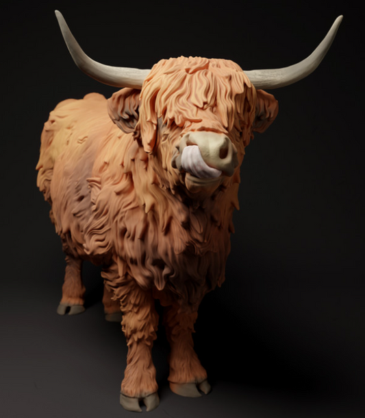 Scottish Highland Cattle by Animal den Miniatures