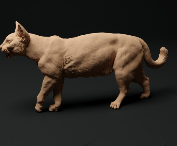 Domizierte Katzen als 4er Set von animal den miniatures