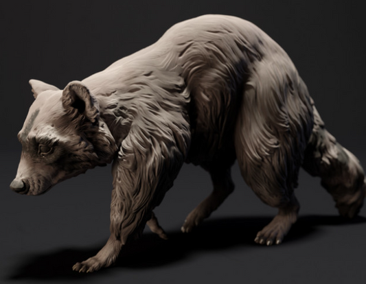 Raccoon from Animal den miniatures