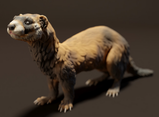 Ferret from Animal den miniatures