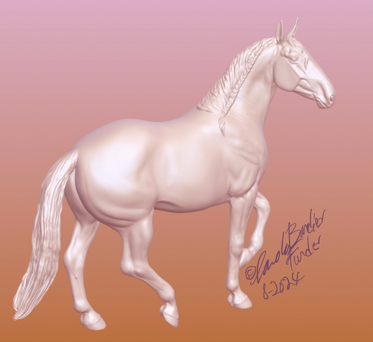 August Queen von Carola Funder / Die geflochtene Mähnenversion