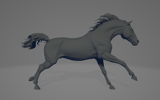 Running horse