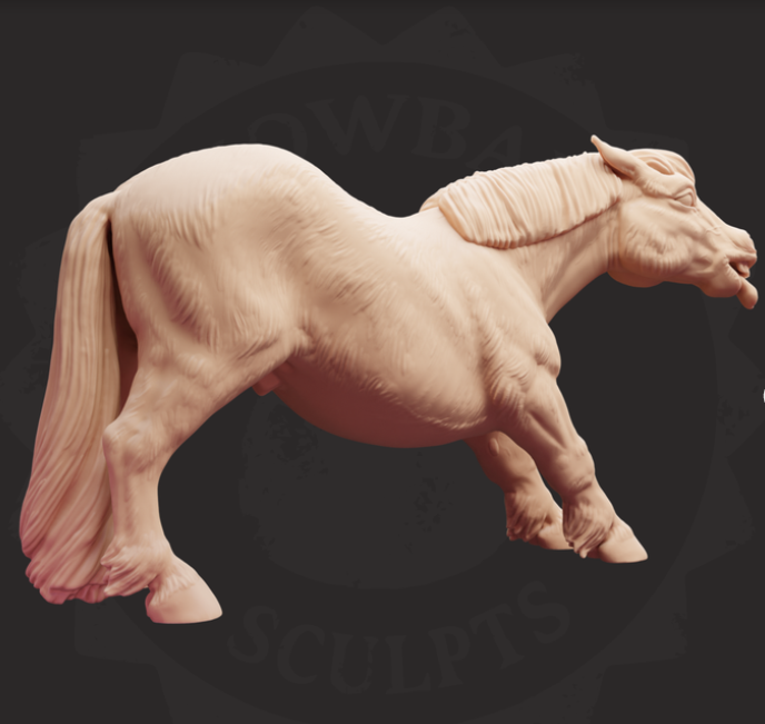 Bubbi, le poney Shetland effronté de Snowball Sculpts