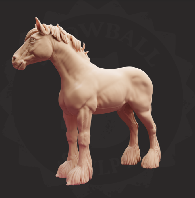 Clydesdale von Snowball Sculpts