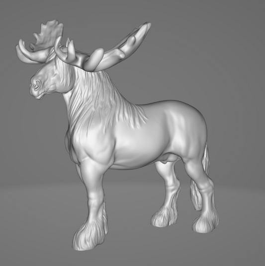 Moose (2 versions) by PrintedPonies