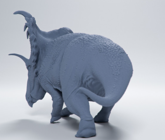 Kosmoceratops by Dion and Dog