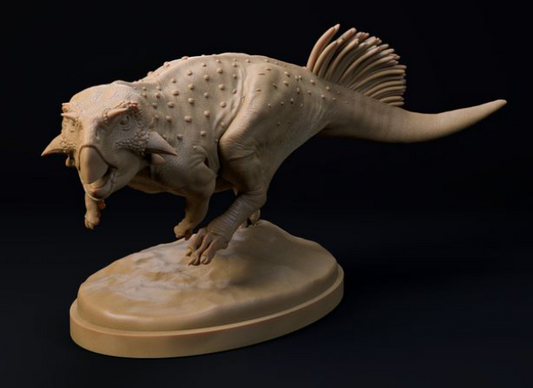 Psittacosaurus rennend von Dion and Dog