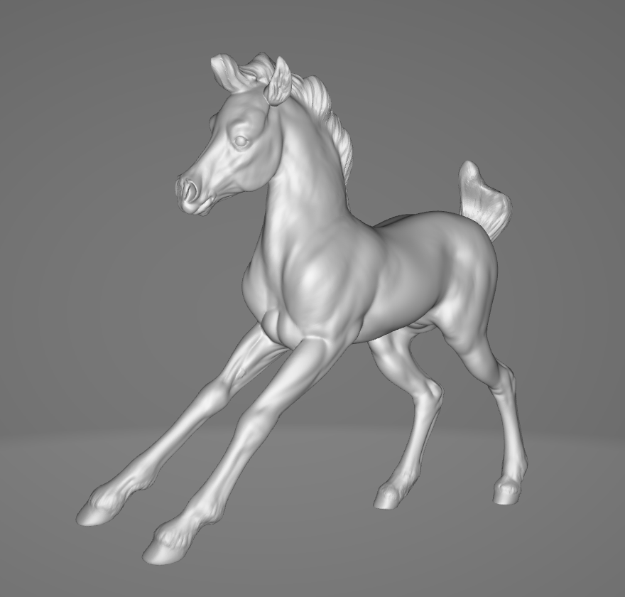 Fohlen Chayenne von PrintedPonies als 3D Druck