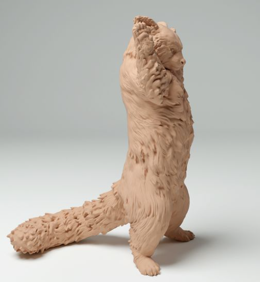 Roter Panda von Animal den miniatures als 3D Druck