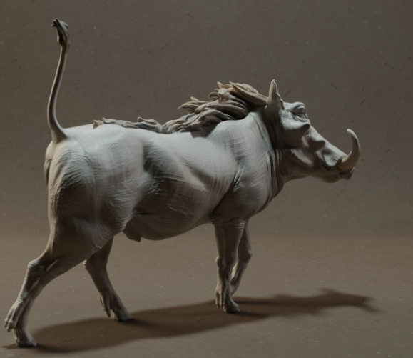 Warzenschwein von Animal den miniatures