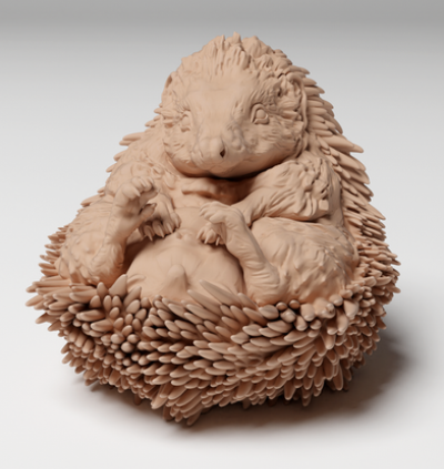 Europäischer Igel von Animal den miniatures