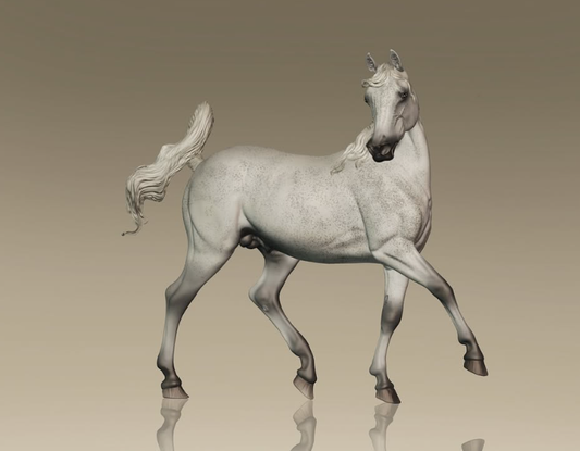 Araber-Hengst "Waskan" von Mirek_art_models als 3D Druck / Nur bei uns erhältlich!