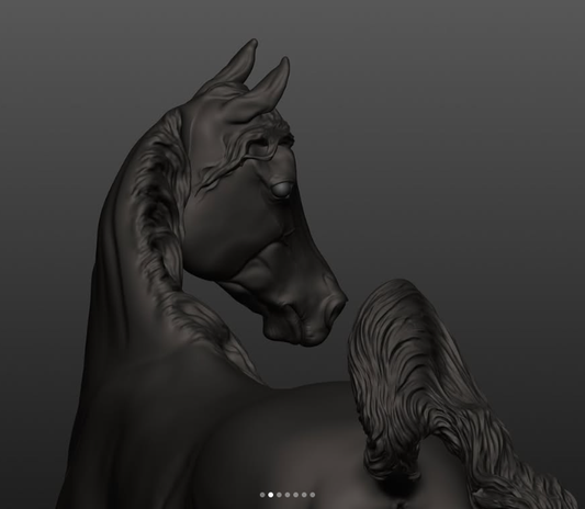 Araber-Hengst "Waskan" von Mirek_art_models als 3D Druck / Nur bei uns erhältlich!