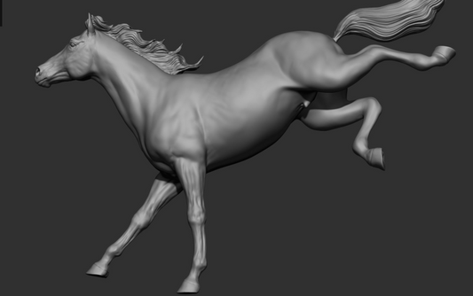 Austretende Stute "Tira" von DaniArtist als 3D Druck
