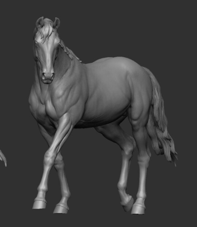 Laufendes Pferd Version 1 von Kristina Katunina als 3D Druck