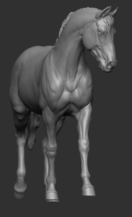 Laufendes Pferd Version 1 von Kristina Katunina als 3D Druck