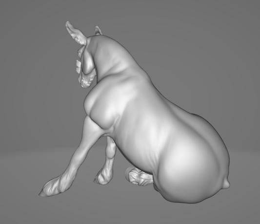 Foal Cotton rawbody for custer by Printed Ponies as 3D print