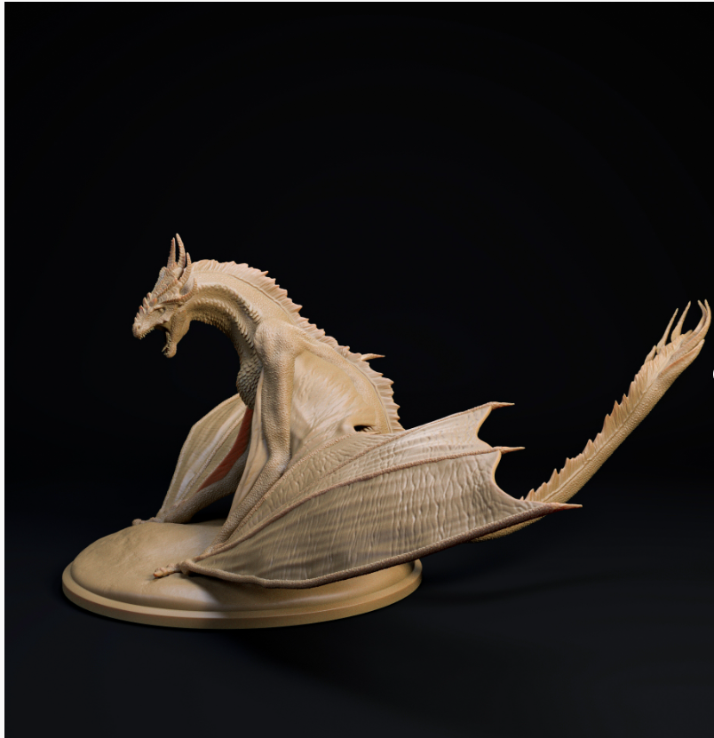 Imposanter Drache von Dino and Dog als 3D Druck