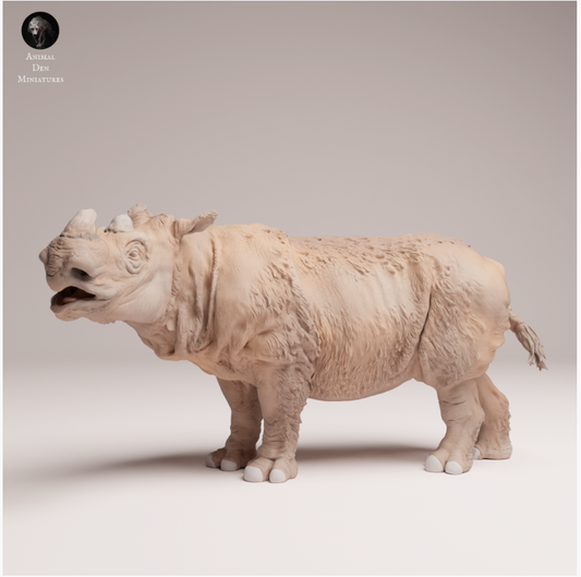 Sumatra rhino from Animal den miniatures as 3D print