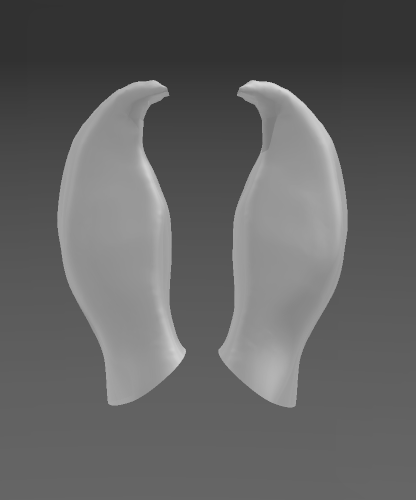 2x Pferdeohren Marwari von Mirek_art_models und A&M-Designs