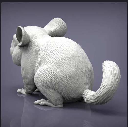 Chinchilla von Akuzmenko als 3D Druck