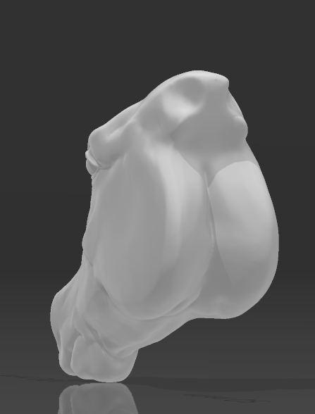 Achal Tekkiner Kopf zum custen von PrintedPonies als 3D Druck