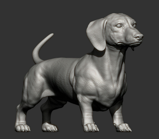 Dackel von Akuzmenko als 3D Druck