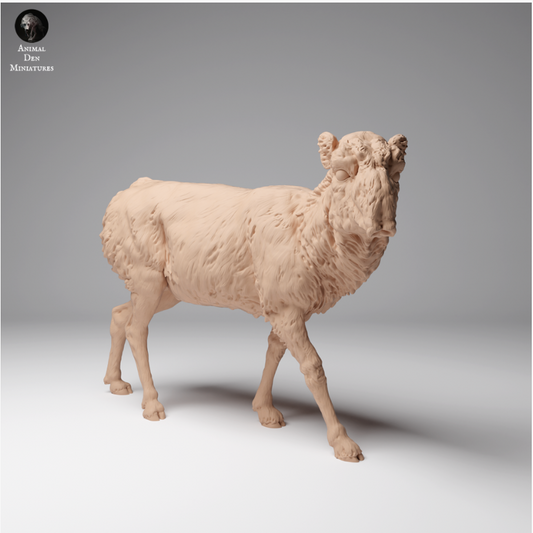 Mongolisches Saiga Weibchen von Animal den miniatures als 3D Druck