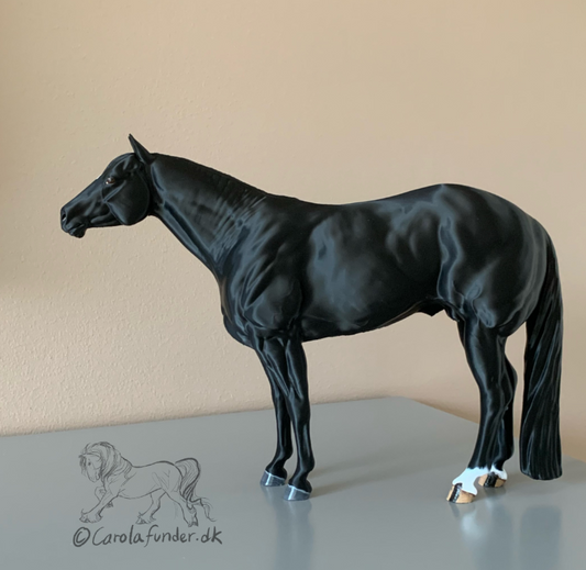 Quarter Horse stallion "Sketch Junior" by Carola Funder as 3D print