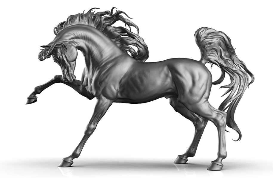 Magisch schöner Araber "Vincent" von BreathTime als 3D Druck